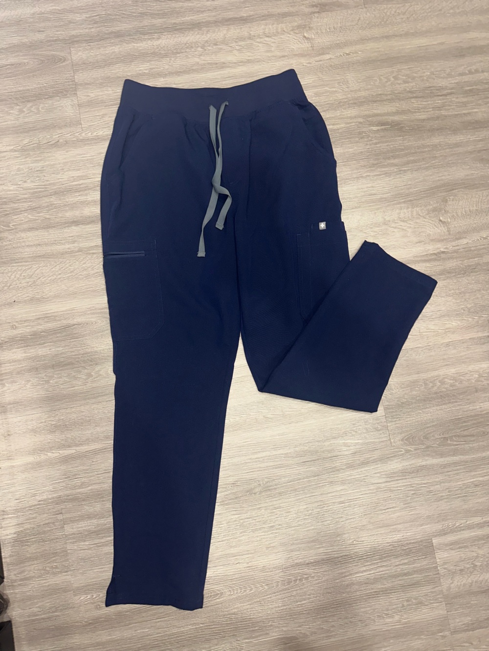 Figs Navy Women's Jogger Pants with Drawstring